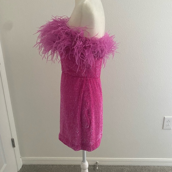 Retrofete Fuchsia Torin Dress Size Small - Picture 9 of 15